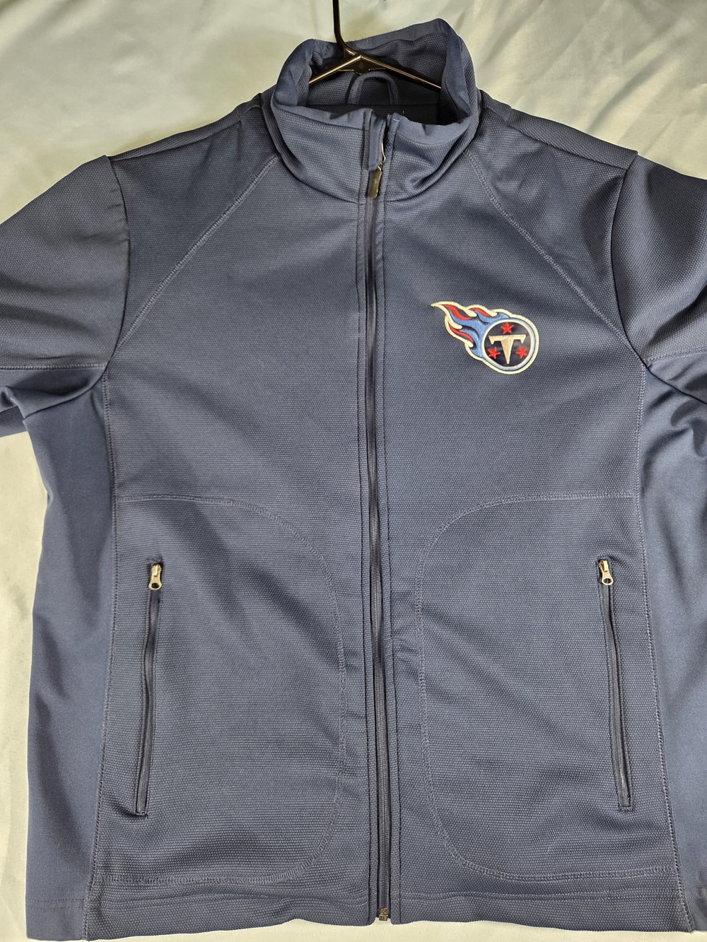 NFL Tennessee Titans Full Zip Performance Jacket Mens XL